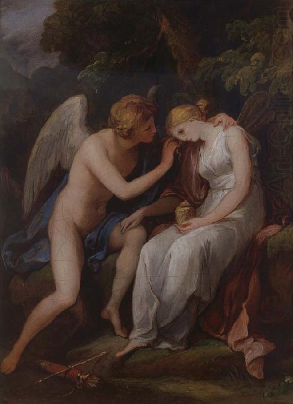 Angelika Kauffmann Bozzetto zu Amor und Psyche china oil painting image